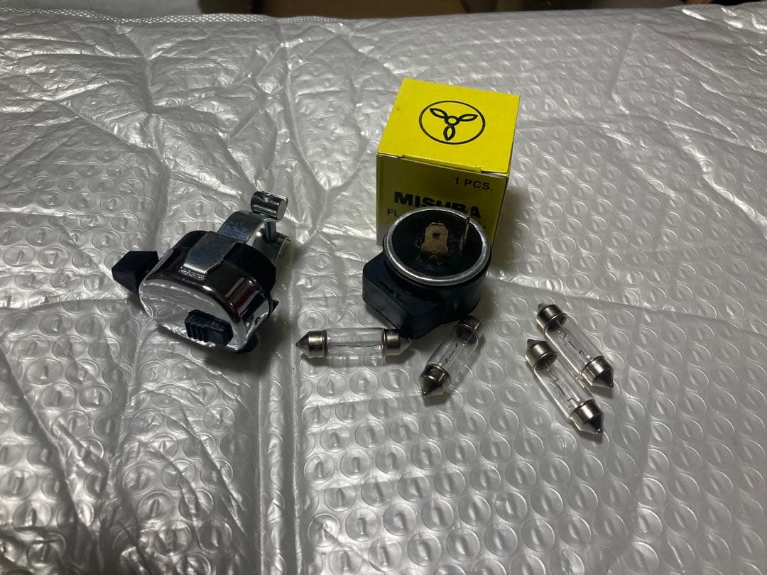 アポロウィンカー（矢羽根式方向指示器） 純正12v仕様 当時レア物 配線図付き