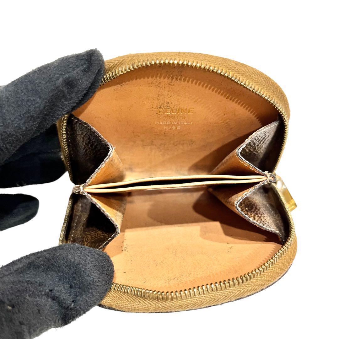 人気　CELINE セリーヌ　マカダム　ケース　小銭入れ　ファスナー