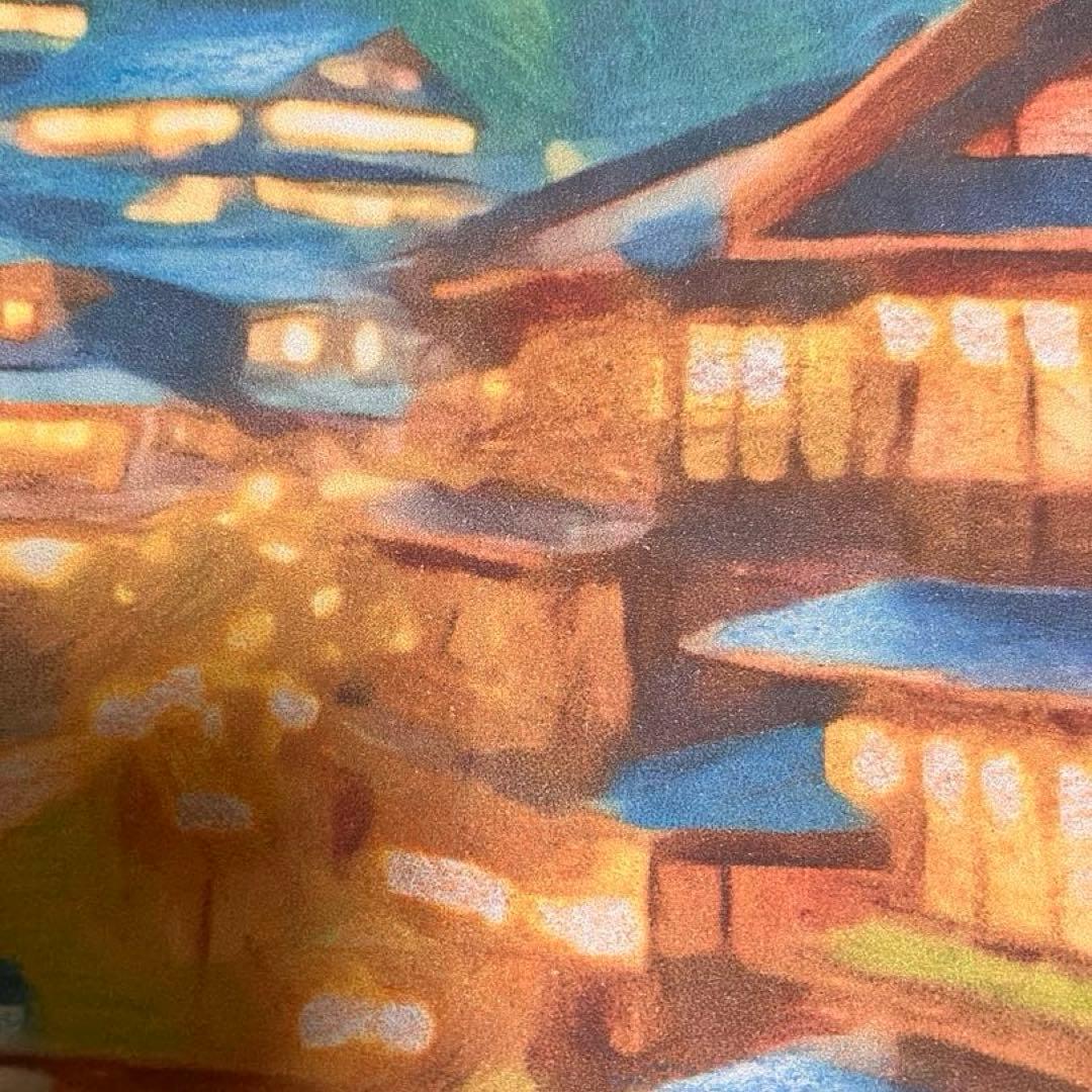 ジブリアート16 千と千尋の神隠しより「渋温泉」　額縁寸法32.7㎝×24.0㎝