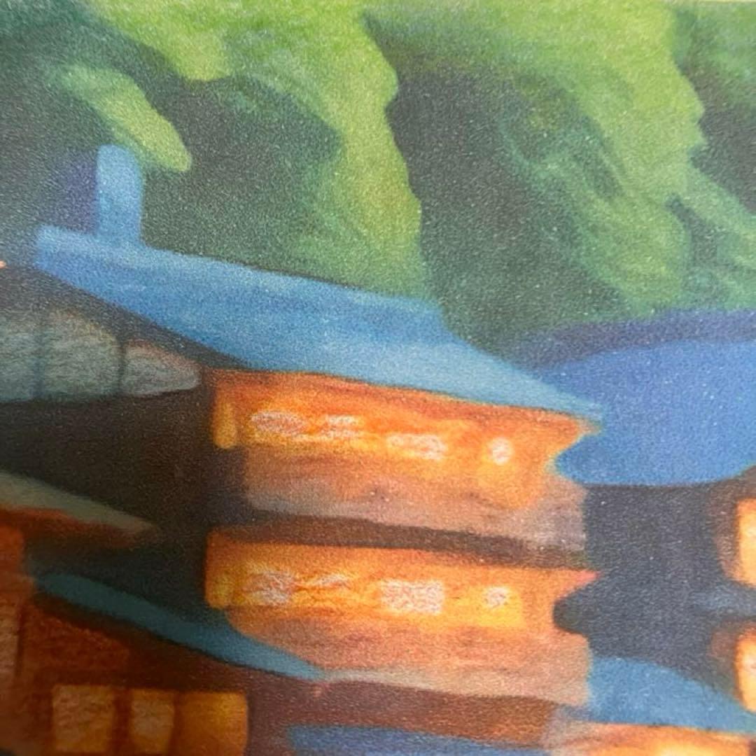 ジブリアート16 千と千尋の神隠しより「渋温泉」　額縁寸法32.7㎝×24.0㎝