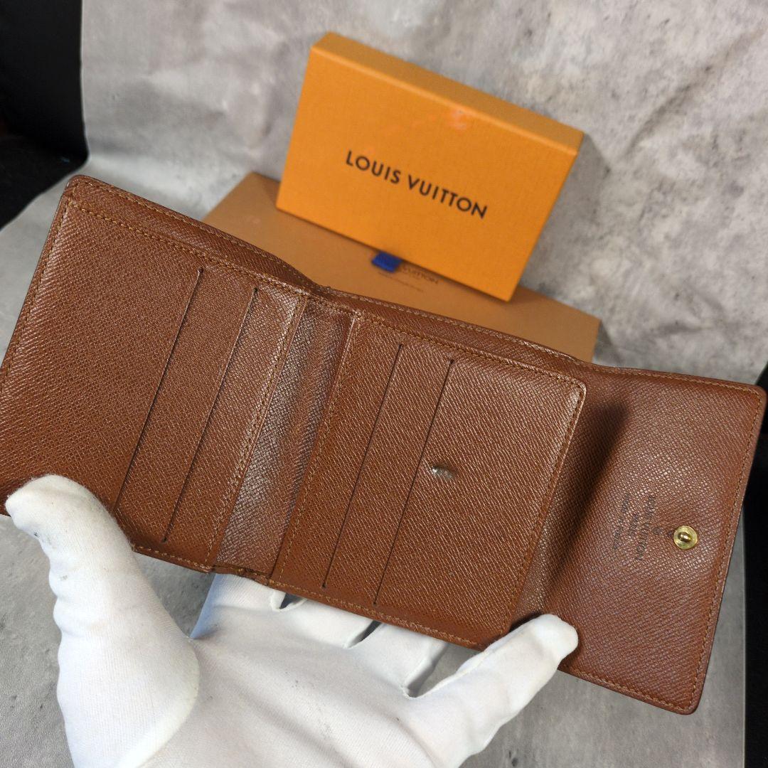 LOUIS VUITTON モノグラム ポルトモネビエカル クレディWホック財布