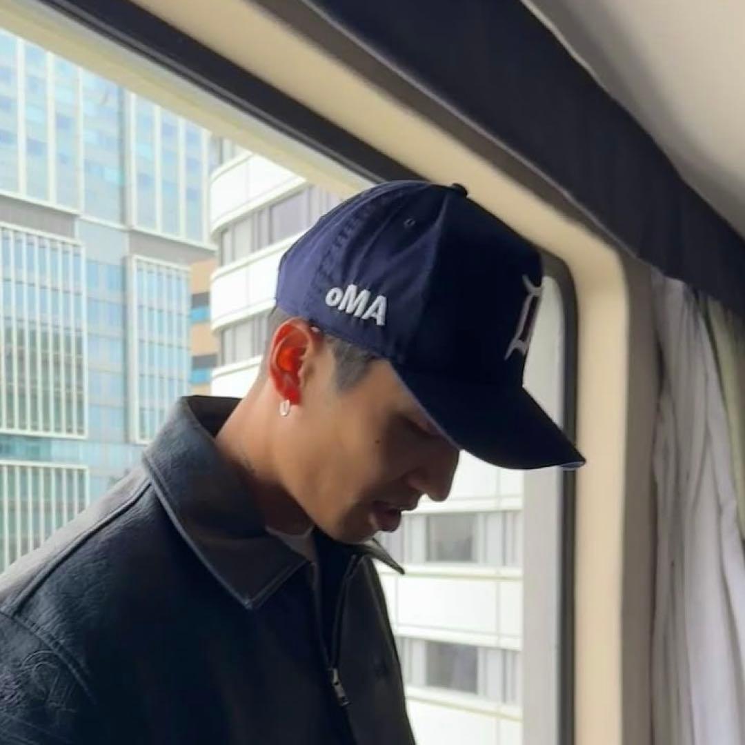 【美品❗️】 oMA studios キャップ ブナ USA ネイビー