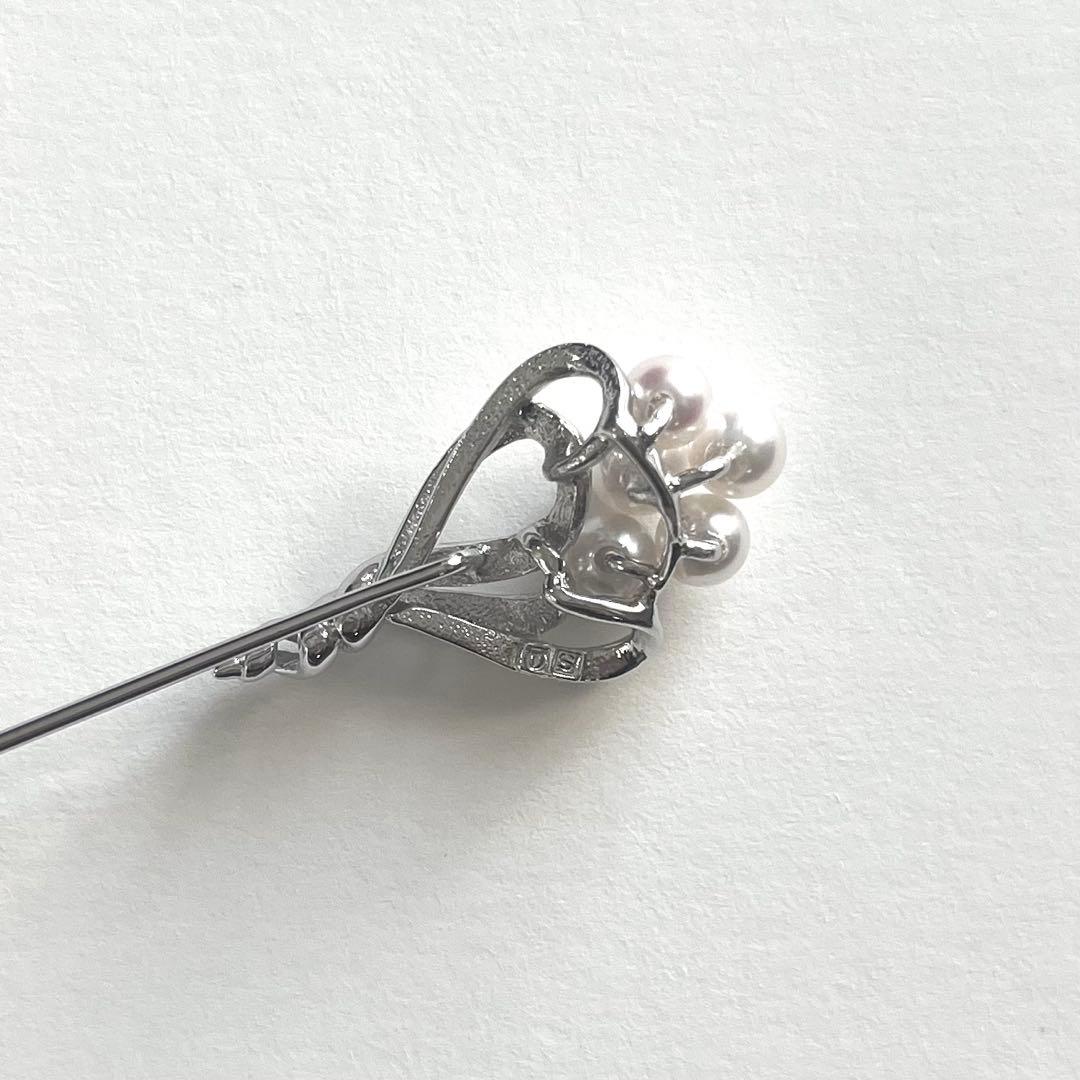 田崎真珠　パールブローチ