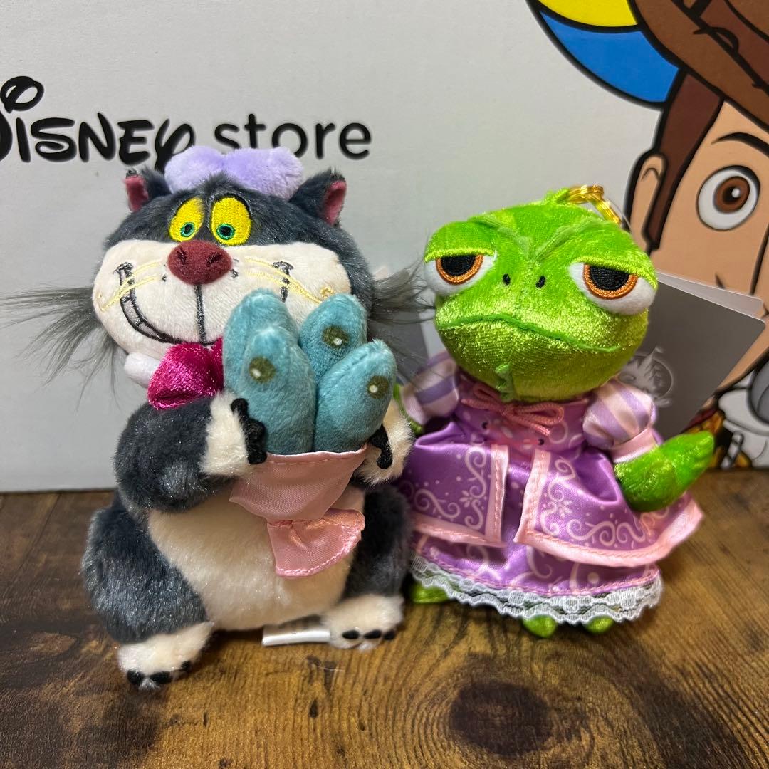 シンデレラ ルシファー ラプンツェル パスカル ぬいぐるみキーホルダー セット