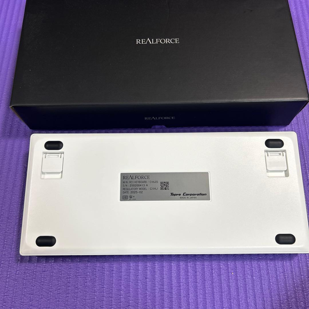 REALFORCE C1HJ23 スーパーホワイト&キーキャップセット