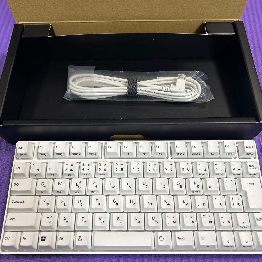 REALFORCE C1HJ23 スーパーホワイト&キーキャップセット