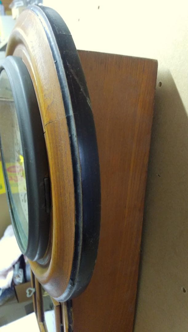 古い柱時計      ⑮