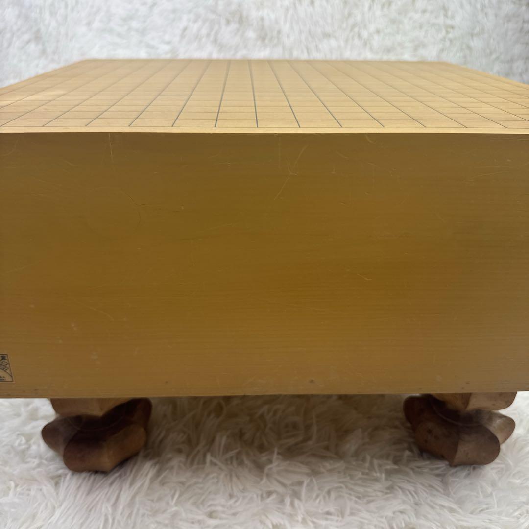 天地柾　囲碁盤 19路盤 碁石　蛤　雪印