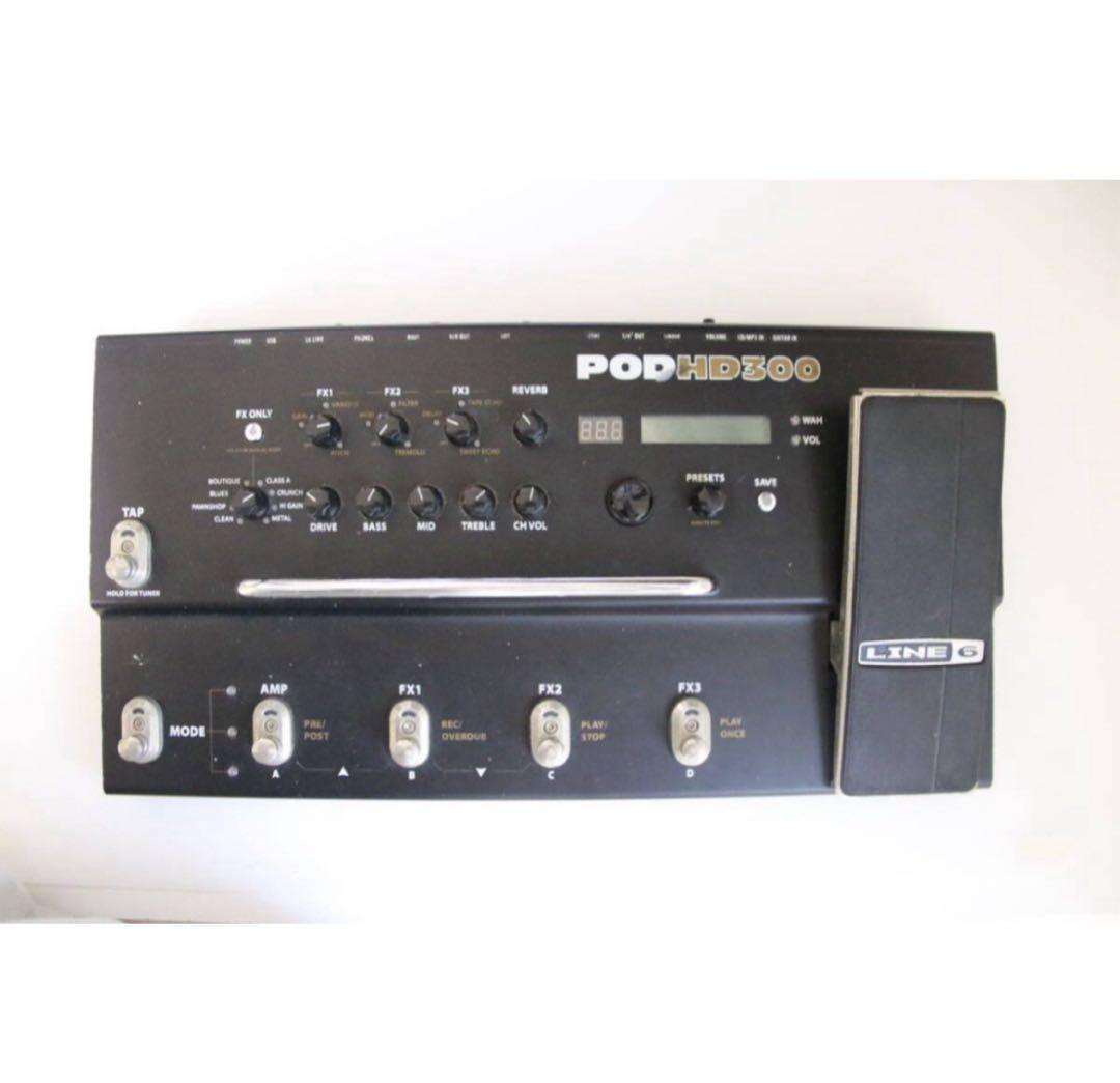 【動作確認OK】LINE6 POD HD300 マルチエフェクター　boss