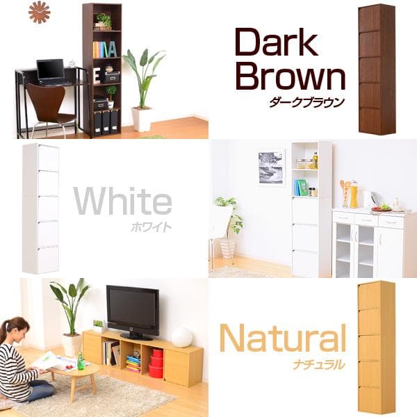 扉付きカラーボックス A4サイズ収納OK