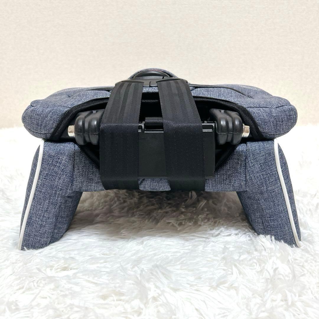 極美品 日本育児 トラベルベスト ECプラス TV106デニム チャイルドシート