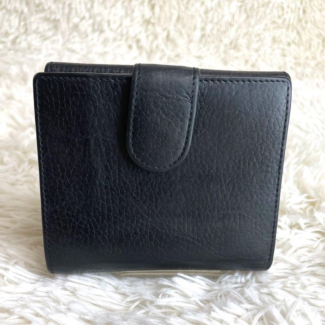 人気✨GUCCI Wホック財布　インターロッキング GG レザー　二つ折り財布