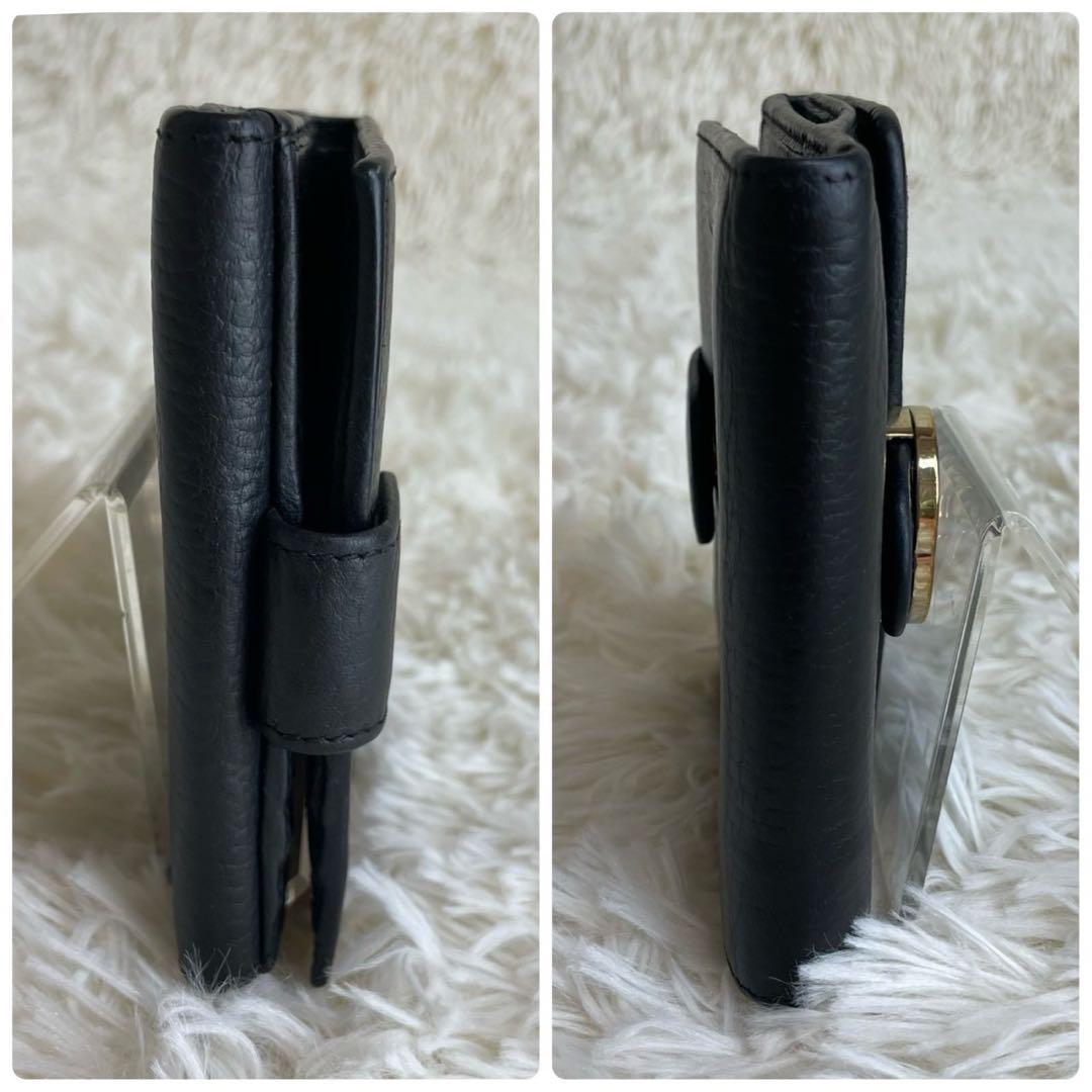 人気✨GUCCI Wホック財布　インターロッキング GG レザー　二つ折り財布