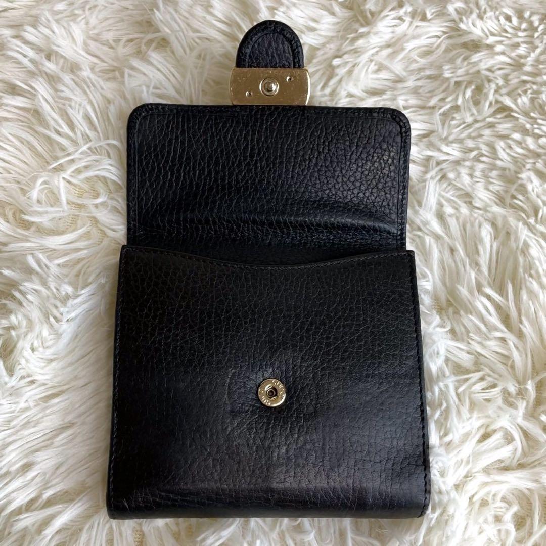 人気✨GUCCI Wホック財布　インターロッキング GG レザー　二つ折り財布