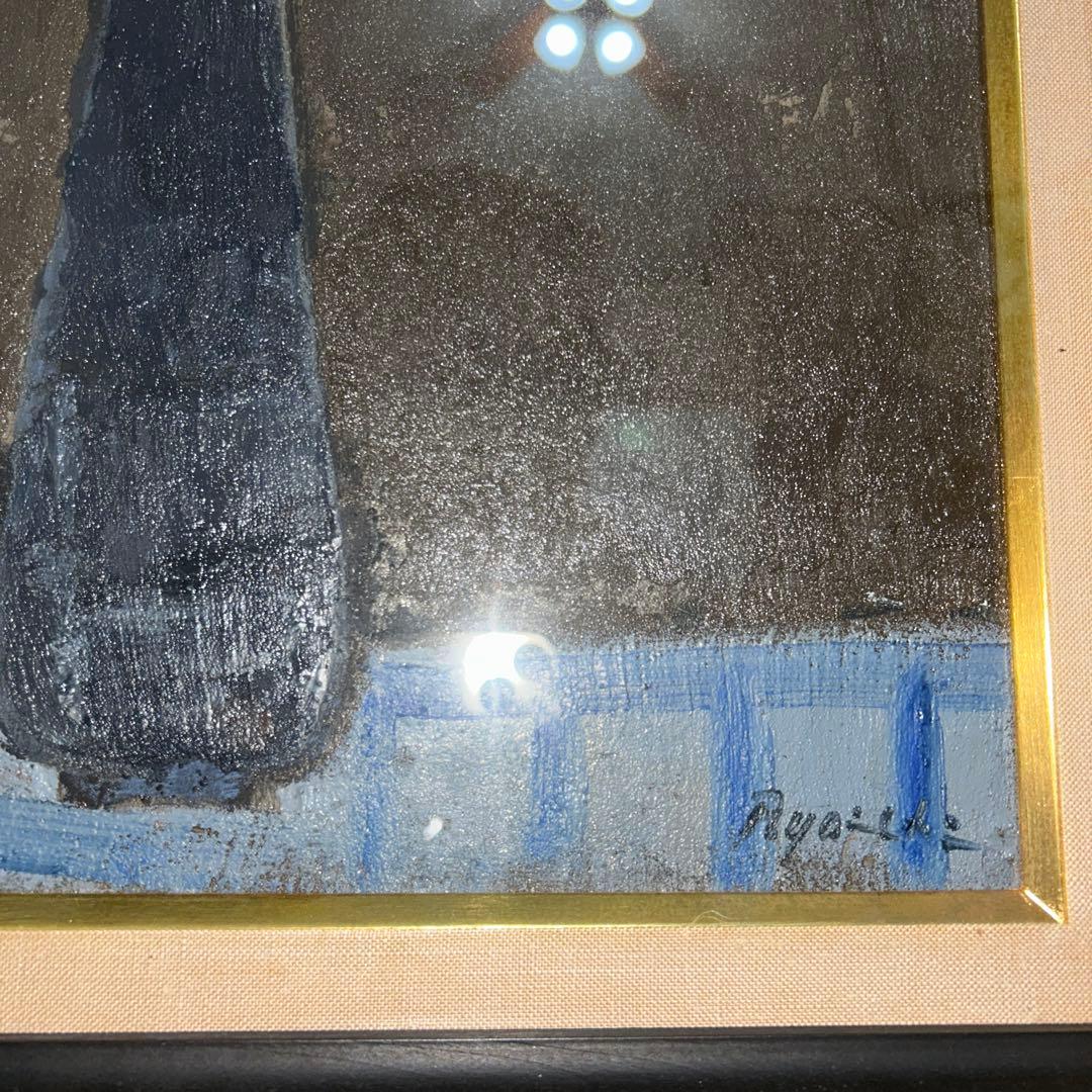 油彩　小笠原亮一　胡蝶蘭　F10 絵画