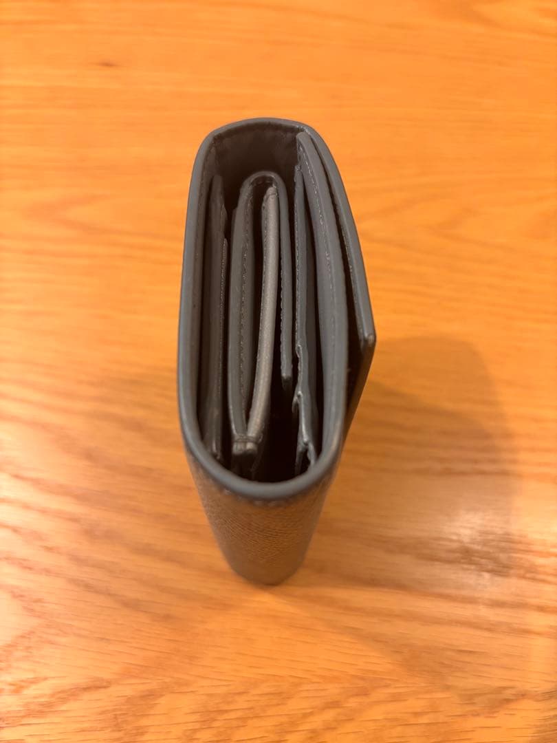 CELINE 三つ折り財布 グレー 保存袋付き