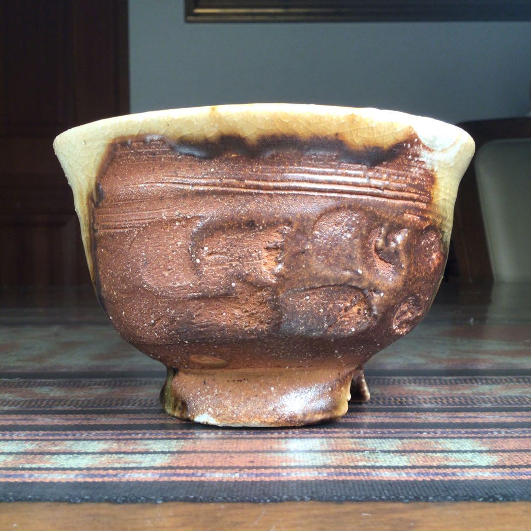 『スタうー特価』　古伊賀　西山窯　恐らく　３代目　坂本 瀧山　茶盃　(抹茶茶碗)