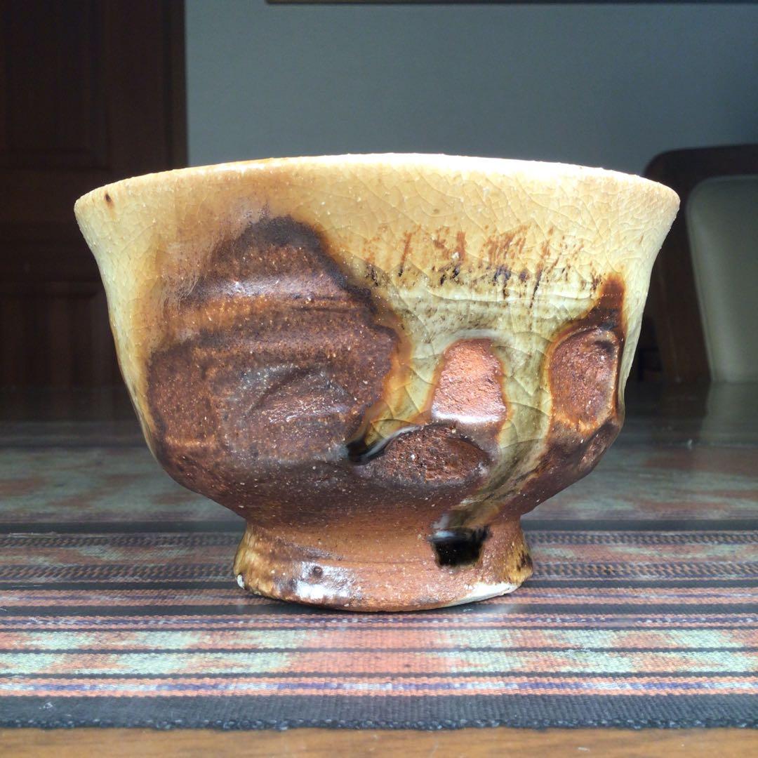 『スタうー特価』　古伊賀　西山窯　恐らく　３代目　坂本 瀧山　茶盃　(抹茶茶碗)