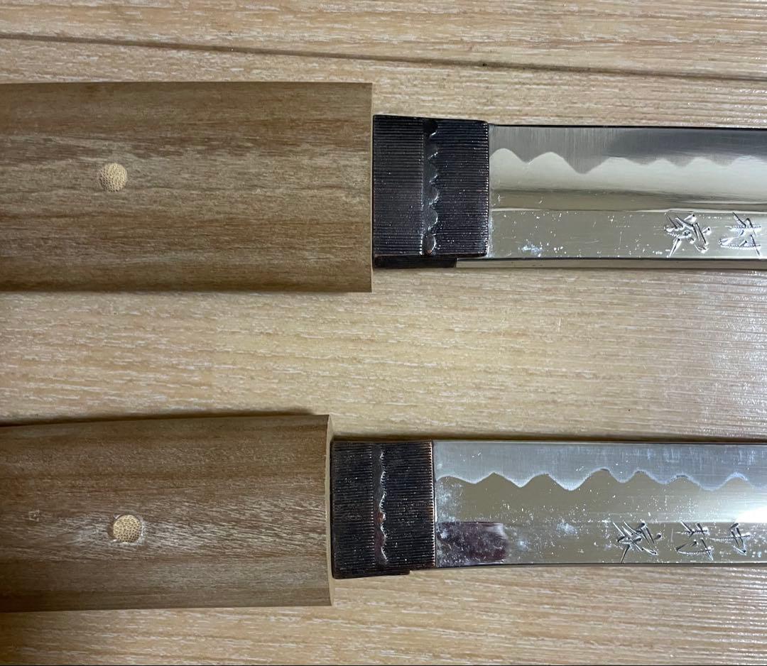 模造刀　居合刀　白鞘　太刀　脇差　武具　y31