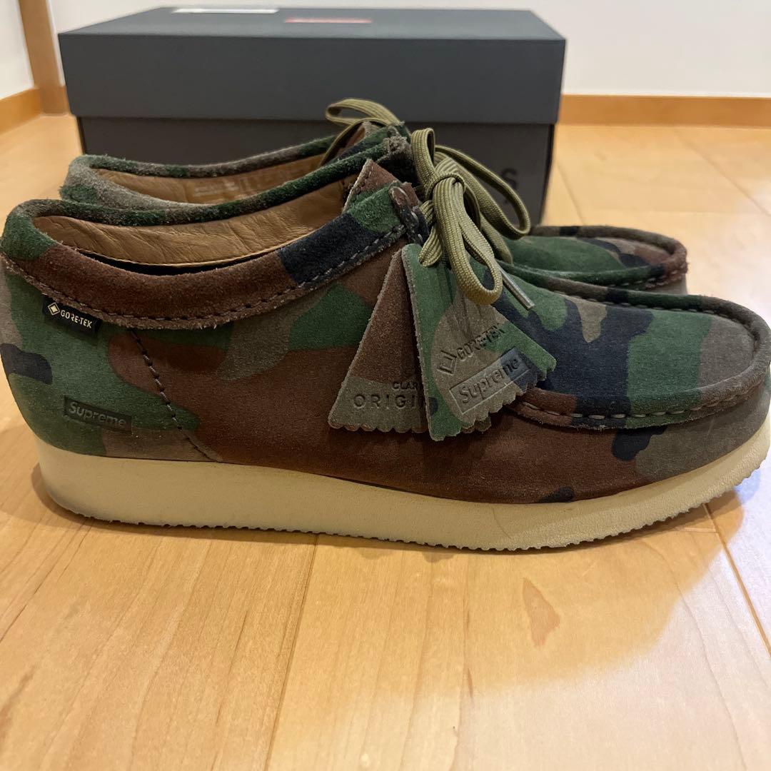 靴 Supreme Clarks GORE-TEX Wallabee