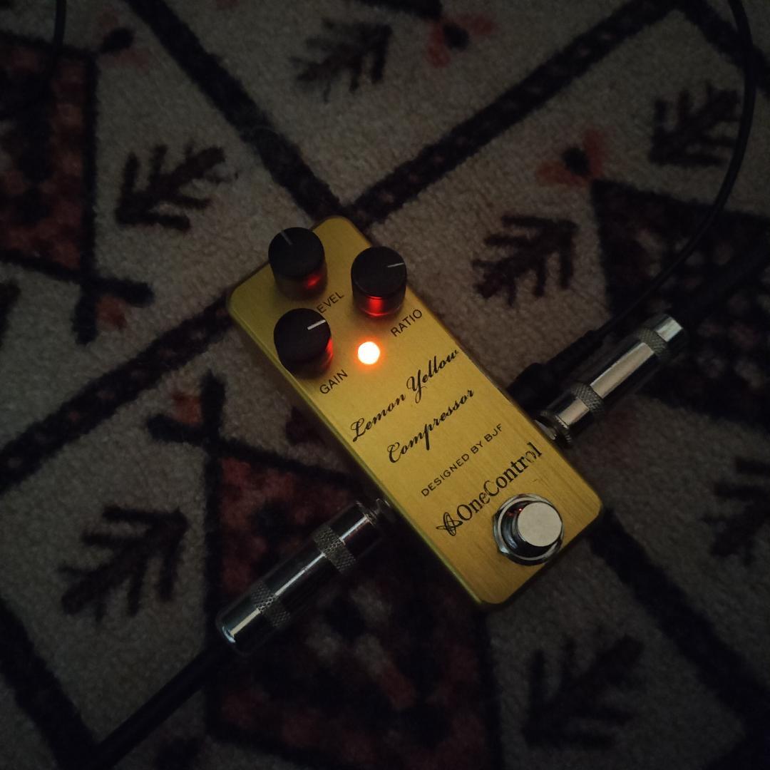 ギター One Control Lemon Yellow Compressor