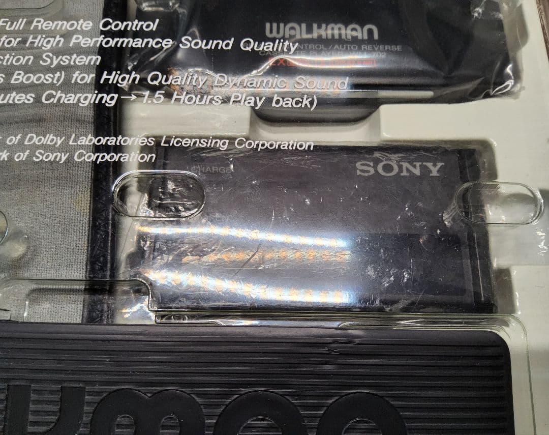 【新品同様 レア！】SONY ウォークマン WM-702 ブラック 整備済み