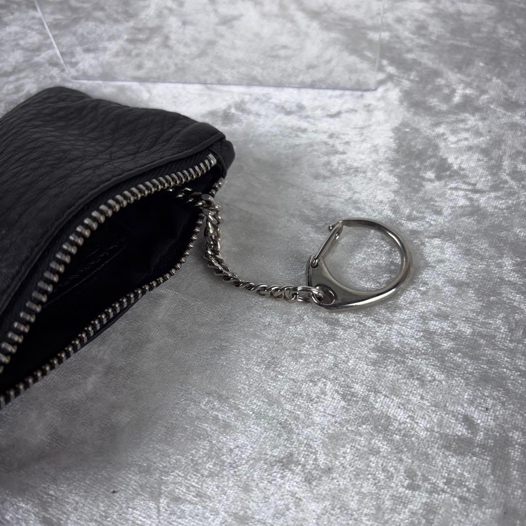 美品 ブリーフィング フェリージ キーケース ブラック ポーチ ダブルネーム