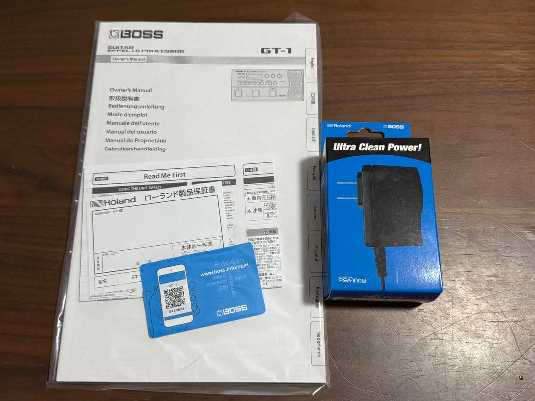 BOSS GT-1 PSA-100S付き