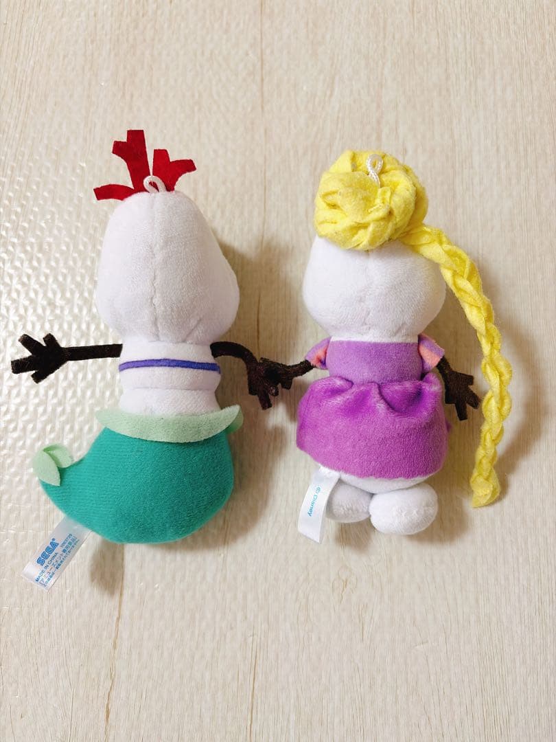 【レア】ディズニー　オラフ　アリエル　ラプンツェル　ぬいぐるみ　セット