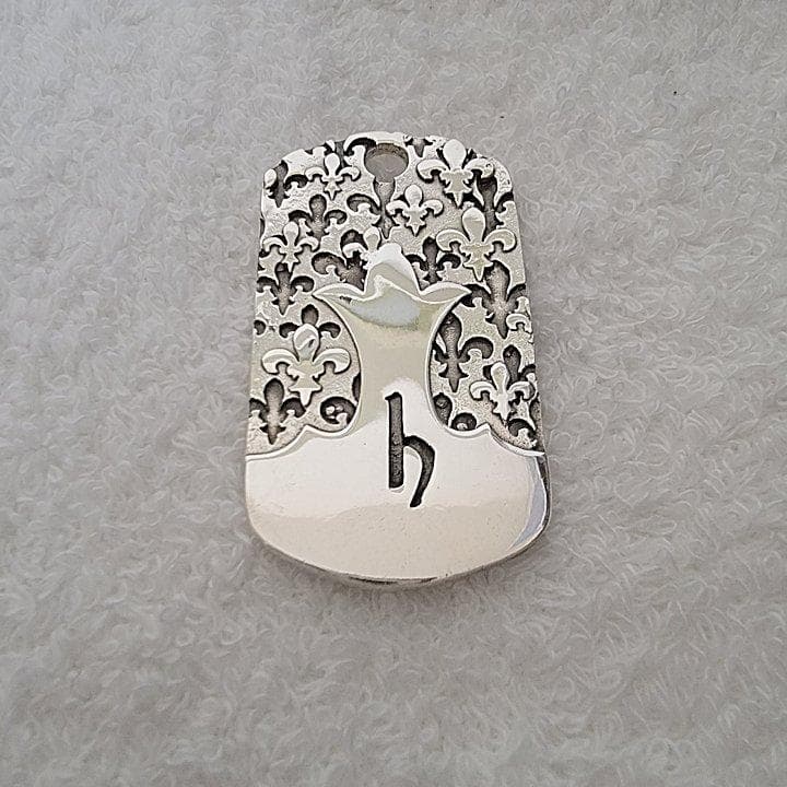 Hide + A&G 長方形 ペンダントトップ シルバー925