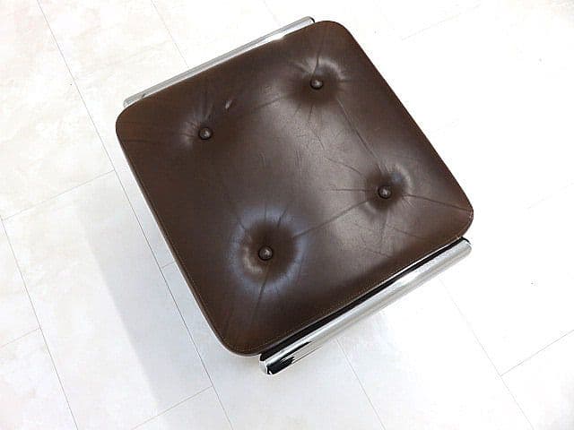 M*T様 希少品/ヴィンテージ　Knoll/ノール/ノル 本革オットマン　本革ス