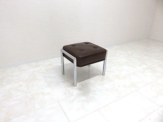 M*T様 希少品/ヴィンテージ　Knoll/ノール/ノル 本革オットマン　本革ス