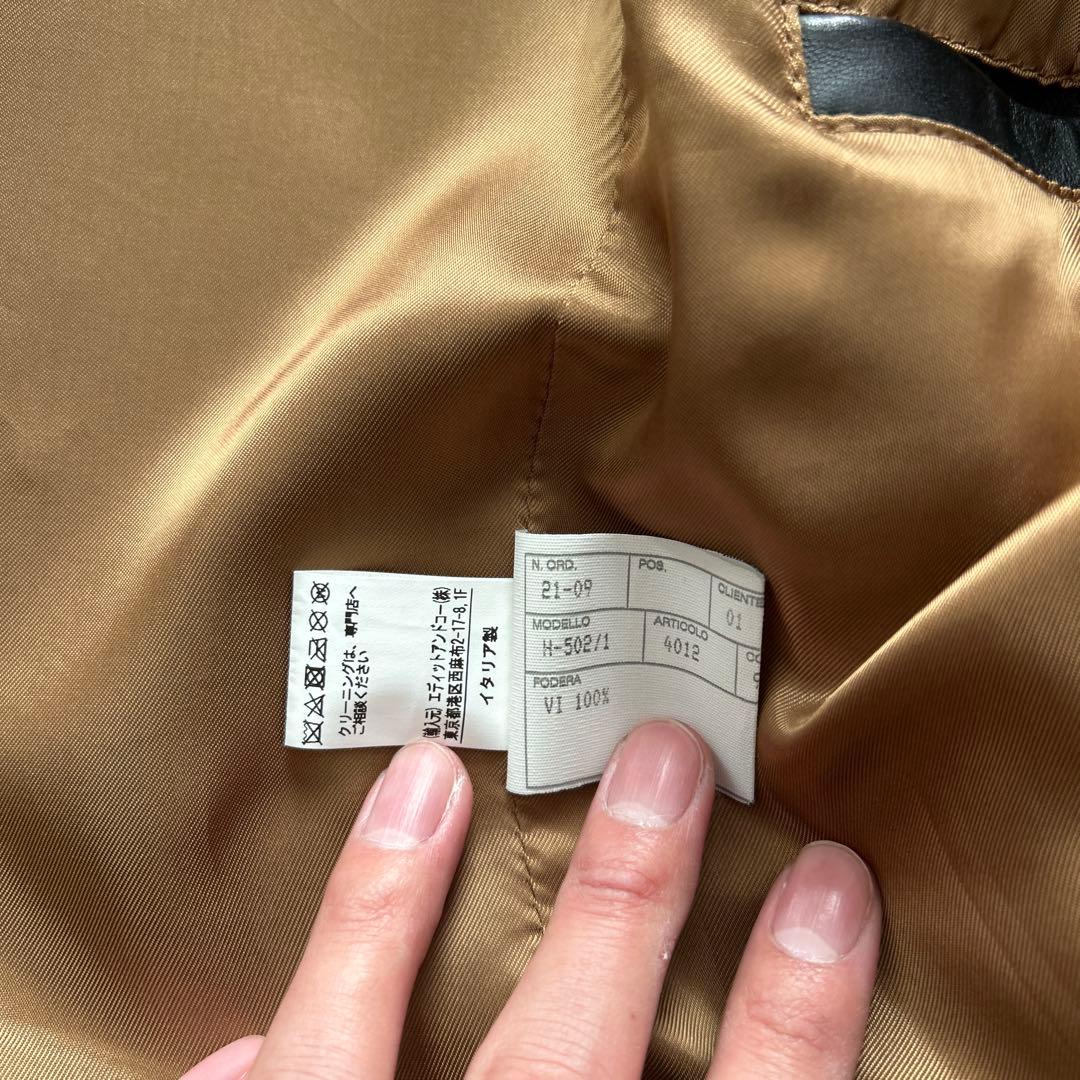 CINQUANTA ライダースジャケット ホースハイドレザー サイズ48