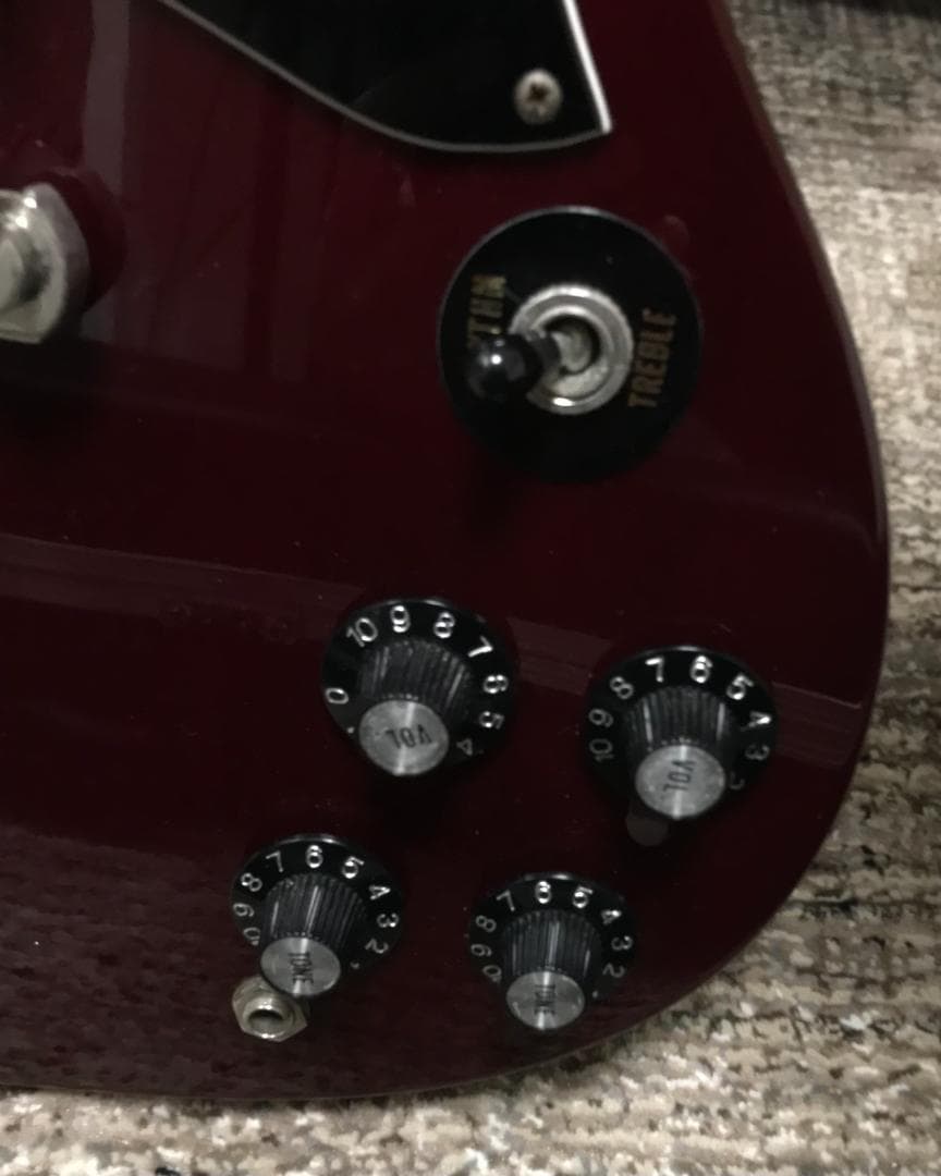 Edwards E-SG ギター (ハードケース付、送料込)