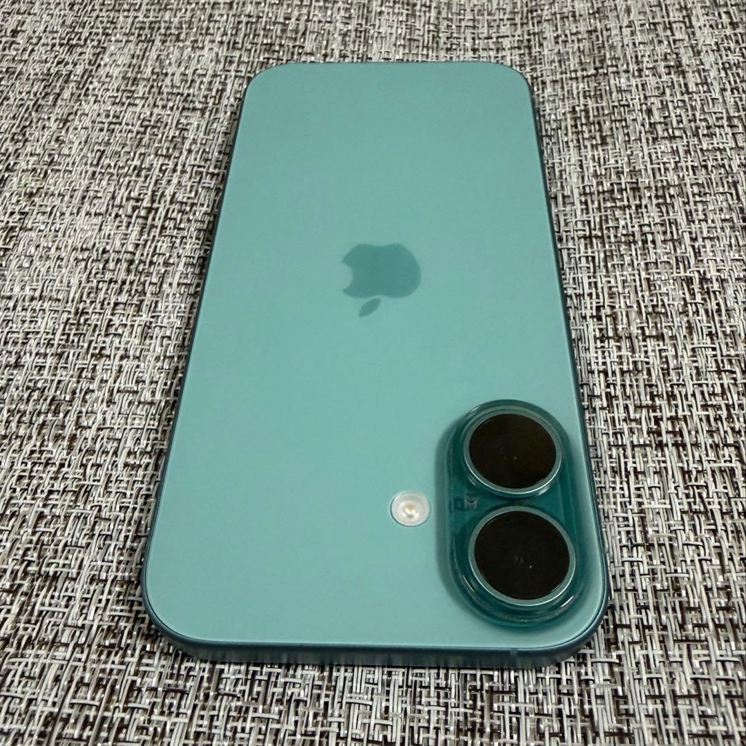 【美品】iPhone16 128GB ティール