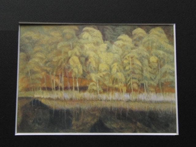 加藤美代三、【嵯峨野】、希少な額装用画集より、新品額装付