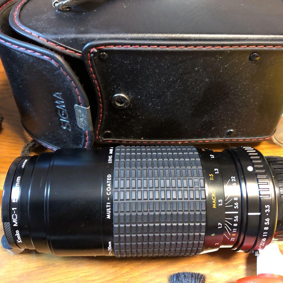 PENTAXMGとSIGMA望遠レンズとお手入れセット