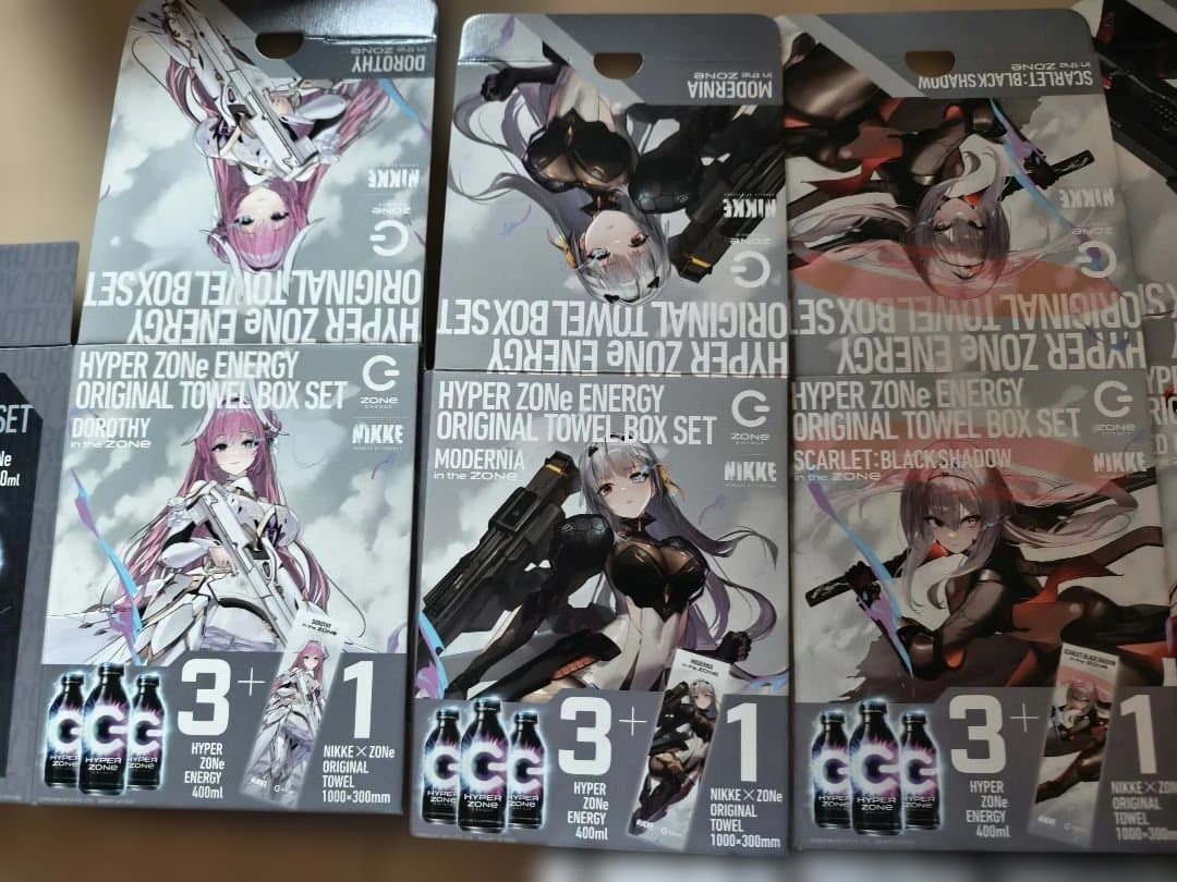 勝利の女神 NIKKE G ZONE NIKKE タオル ボックスセット 全種類