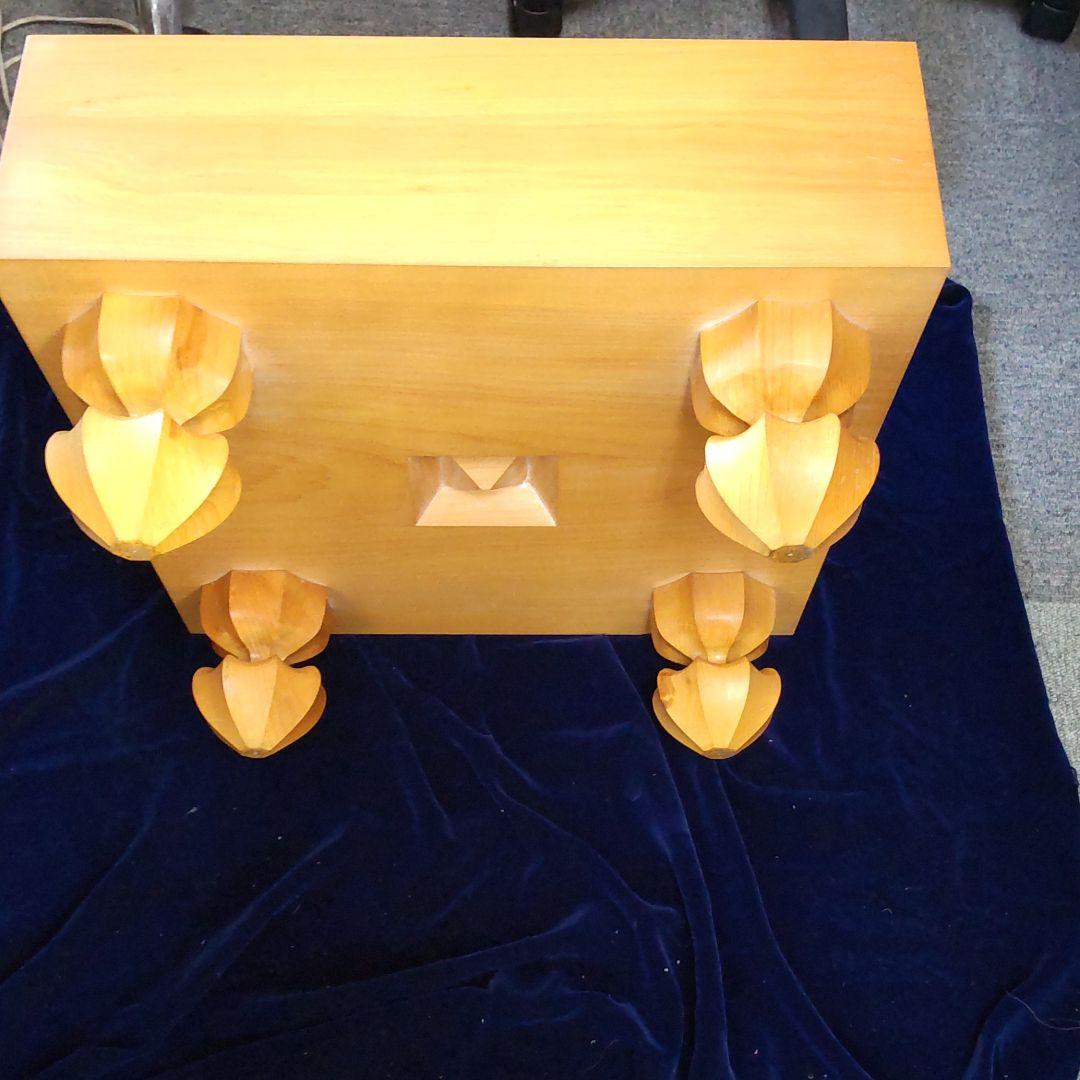 本榧碁盤　木裏盤　新品　四寸八分