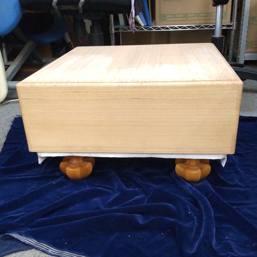 本榧碁盤　木裏盤　新品　四寸八分