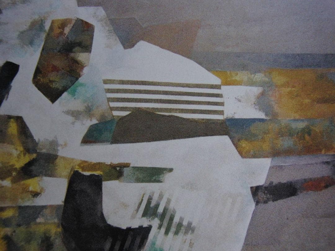 武田広男、【里の顔】、希少な額装用画集より、新品額装付