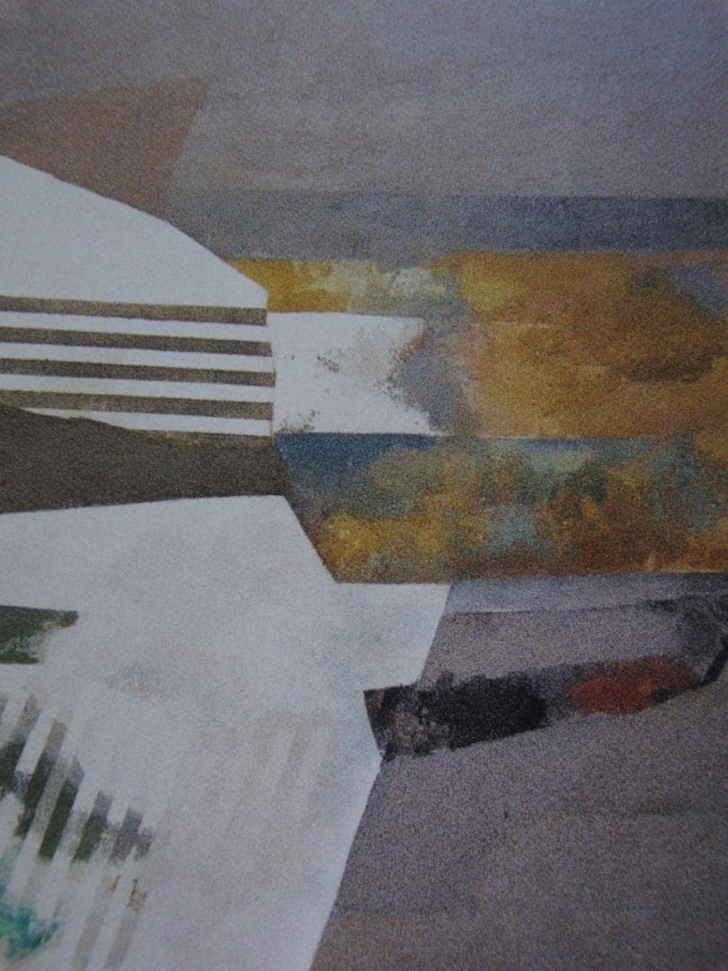 武田広男、【里の顔】、希少な額装用画集より、新品額装付