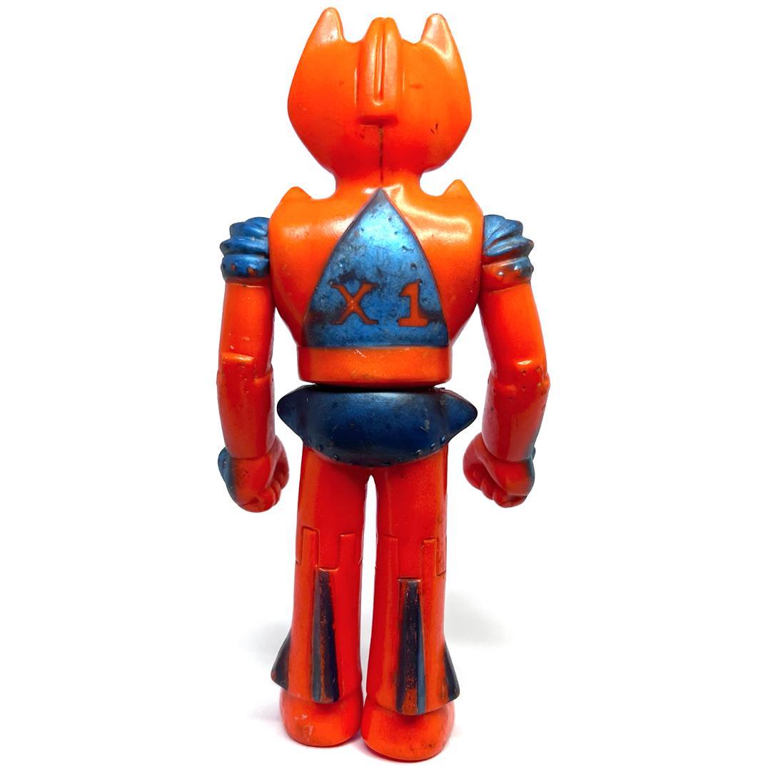 ヒカリトーイ スーパーX1 ソフビ 70年代 昭和レトロ ミドルサイズ