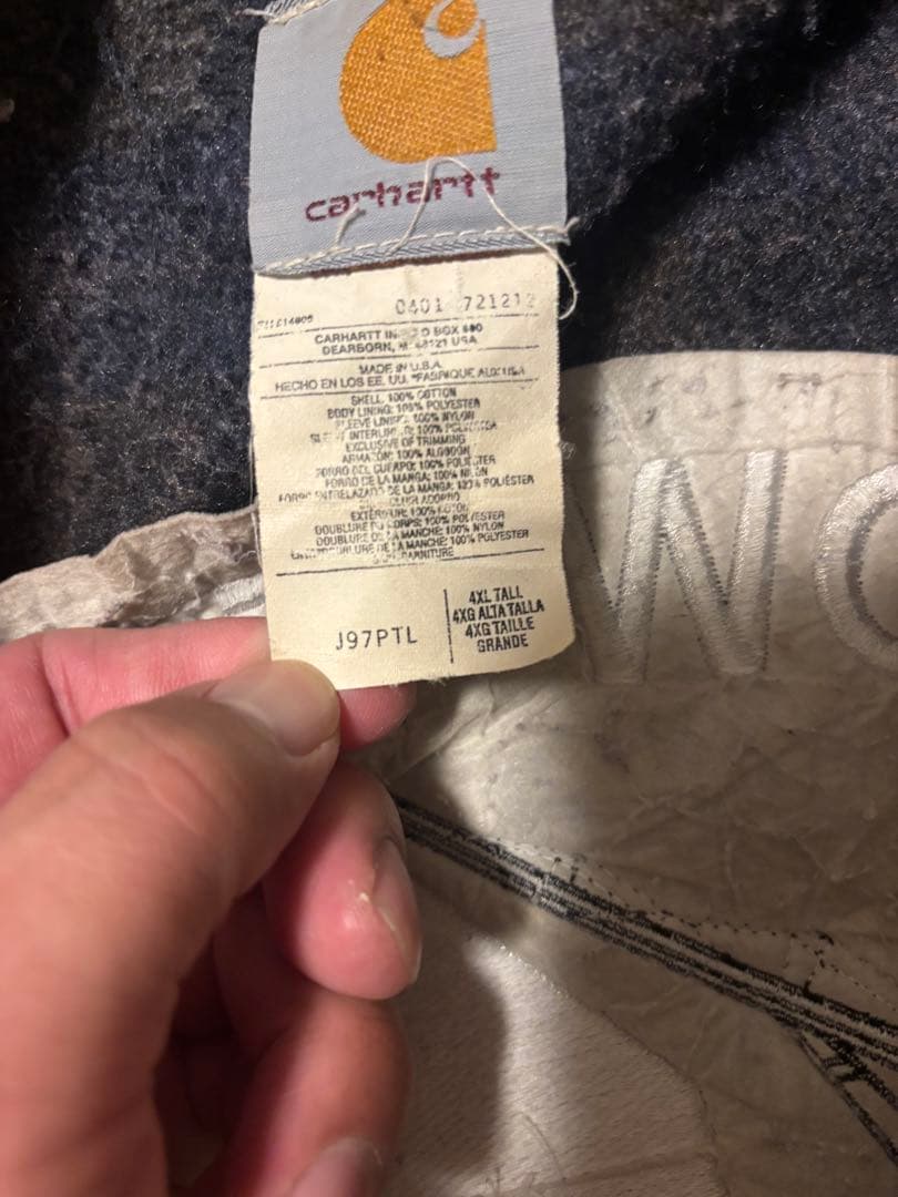 た*く様 Carhartt デトロイトジャケット 希少サイズUSA製
