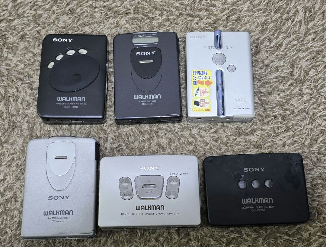 SONY　ソニー カセットウォークマン　6個セット