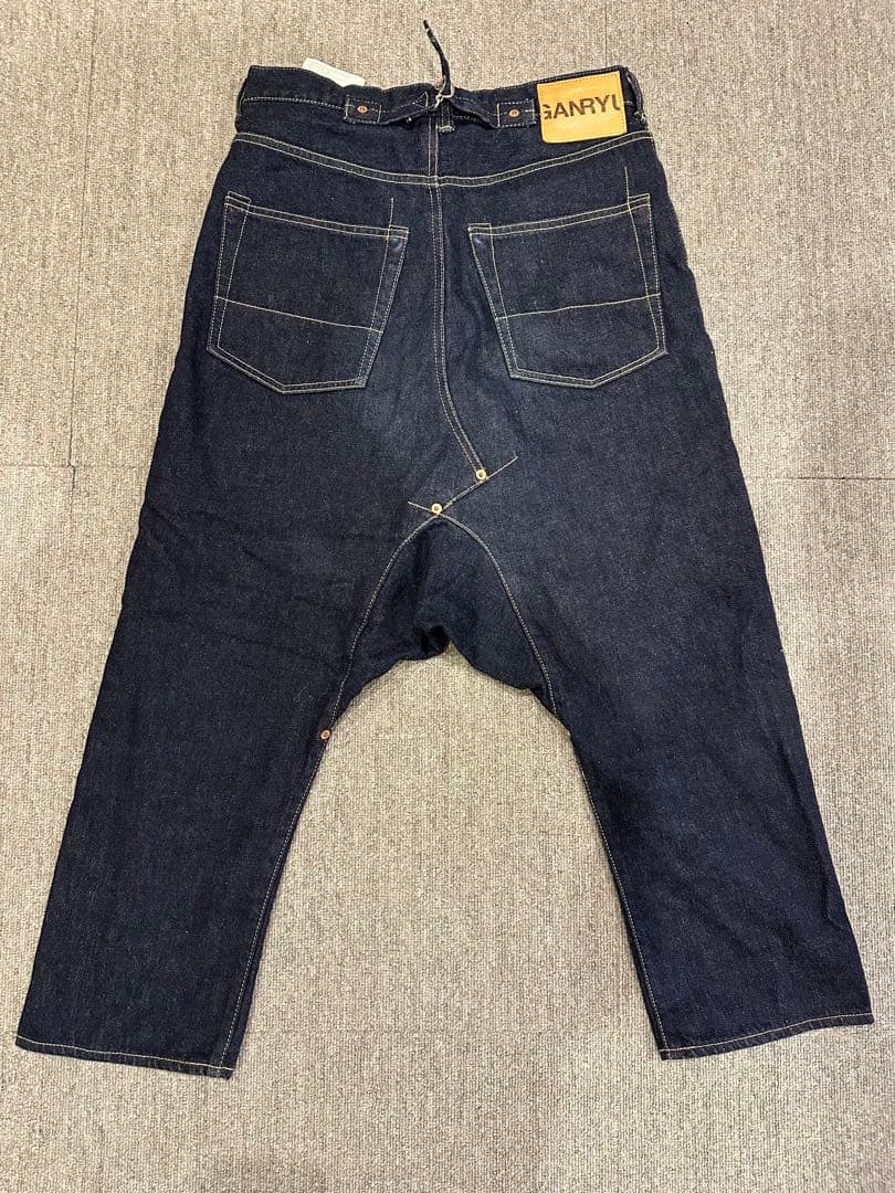 2013 初期 GANRYU サルエル デニム ガンリュウ ギャルソン S