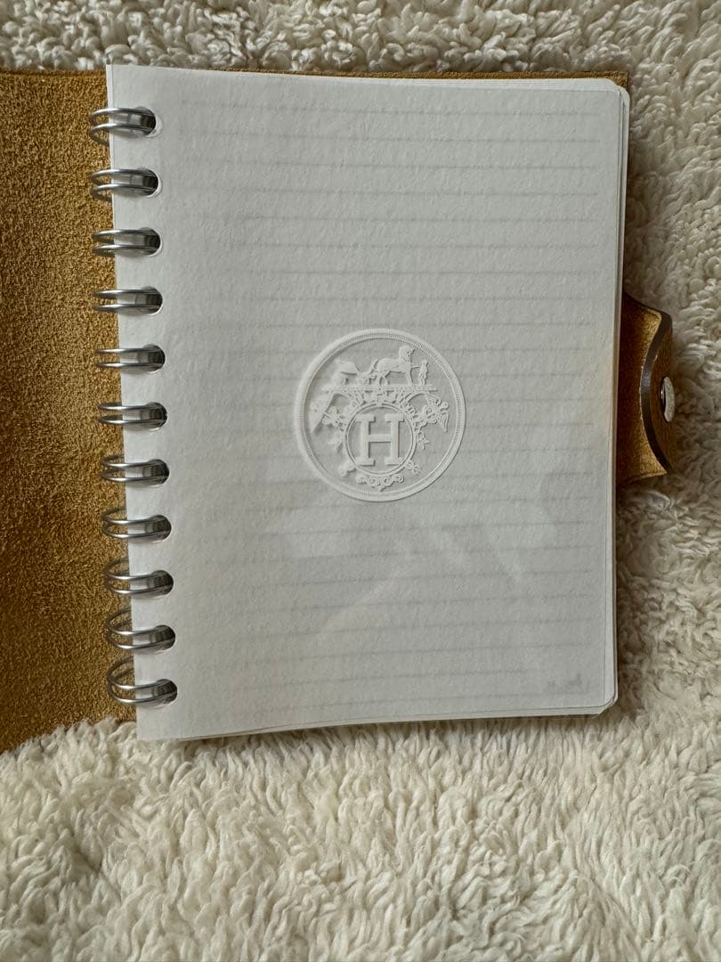 エルメス　手帳ユリス　PM リフィル　無地