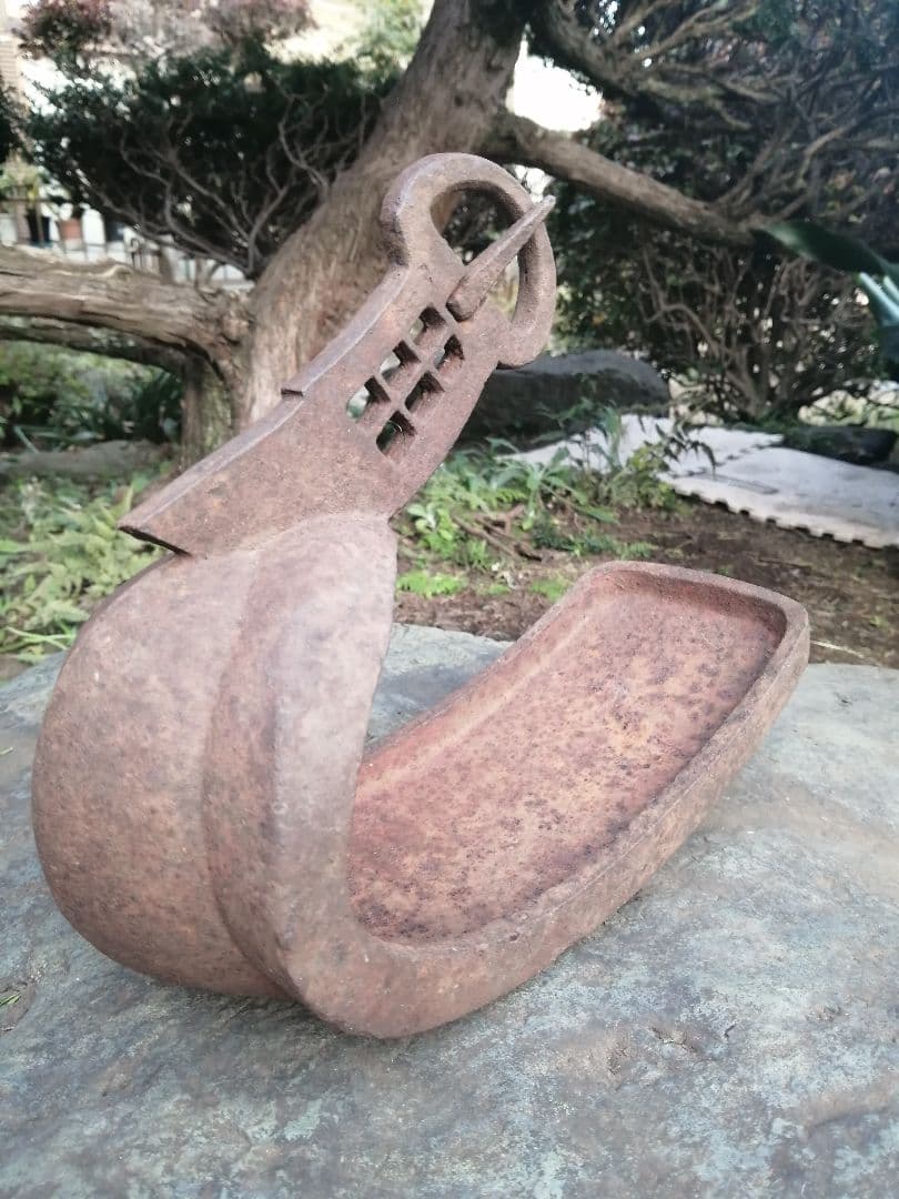 骨董品 江戸時代 馬具 あぶみ 鐙