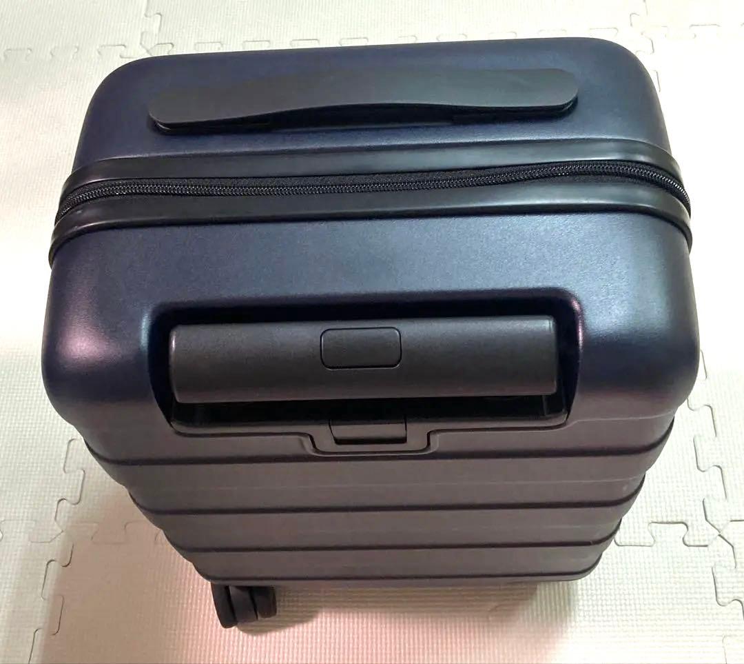 無印良品 バーを自由に調節できる ハードキャリーケース 20L ネイビー