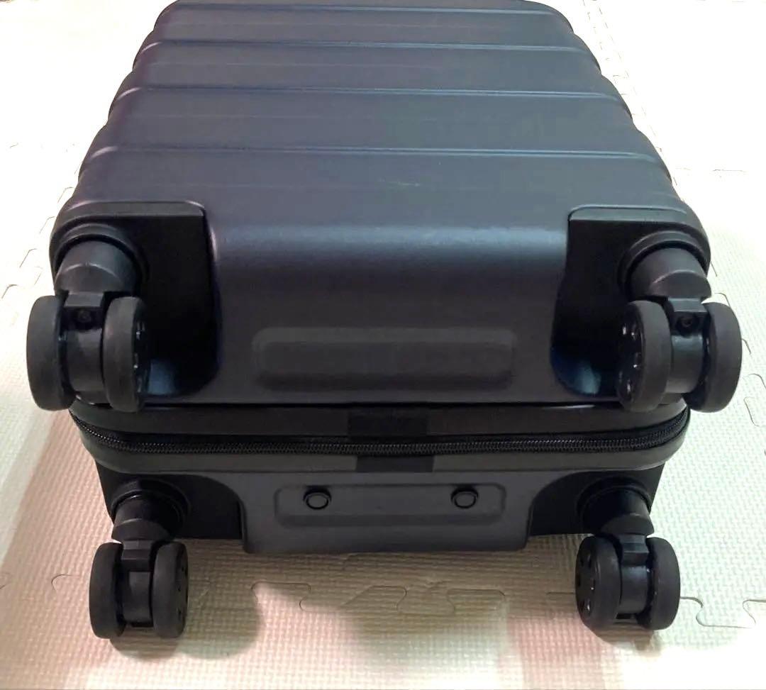 無印良品 バーを自由に調節できる ハードキャリーケース 20L ネイビー